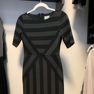 Maeve Black and Grey Dress